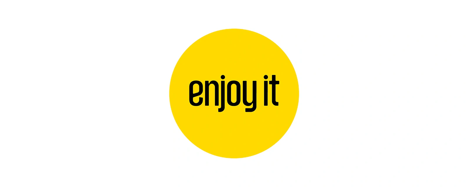 enjoy it 乐在其中 品牌标志